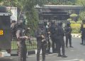 Jakarta Police Headquarters Under Tight Security, Brimob Tactical Vehicles Deployed